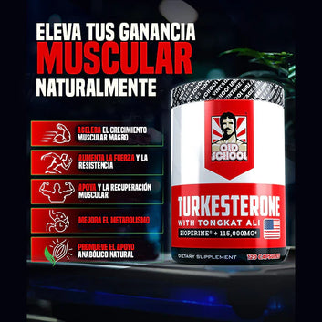 💪🔥 ¡Aumenta tu masa muscular como una bestia – el Turkesterone ya está aquí!